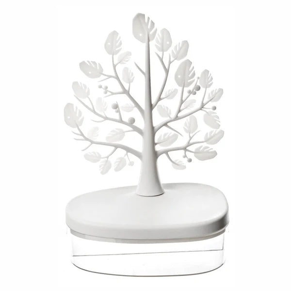 Creative Tree Jewelry Storage Box,Dustproof Plastic Storage decoration container