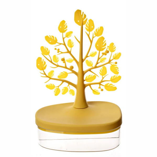 Creative Tree Jewelry Storage Box,Dustproof Plastic Storage decoration container